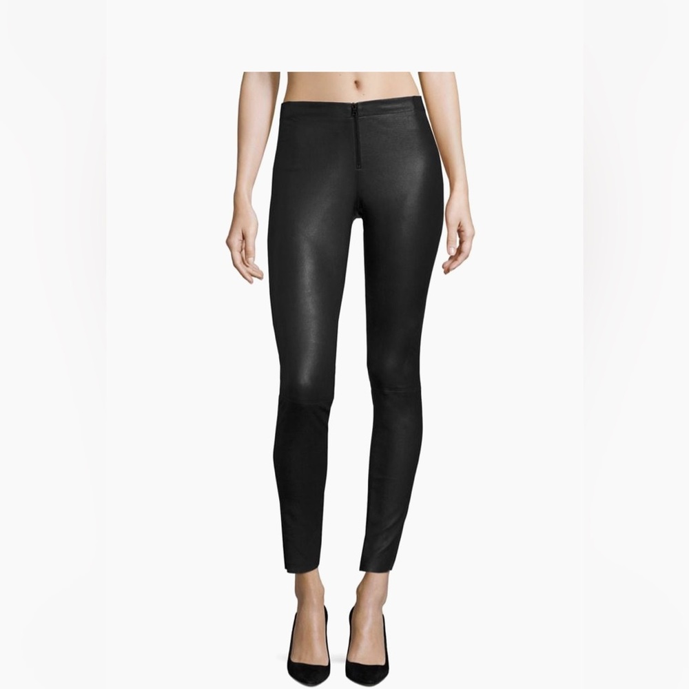 Alice + Olivia Lamb Leather Pants